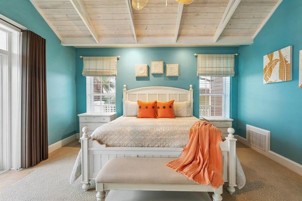 Bedroom, Interior, Wooden Ceilings