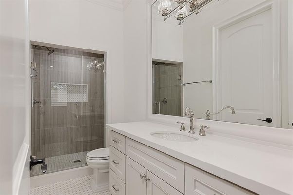 Bathroom, Glass Shower, Interior
