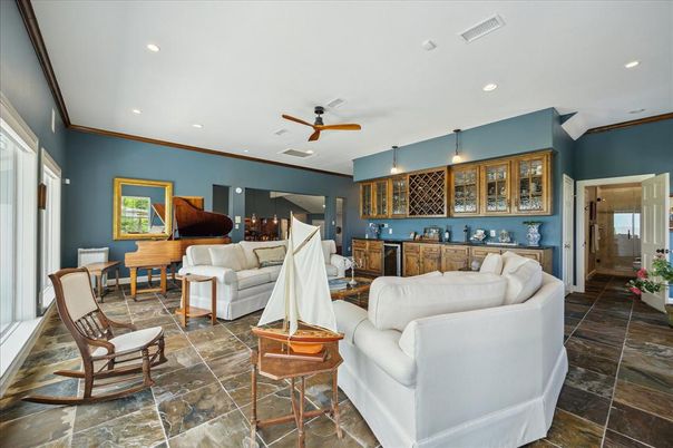 Interior, Living room, Recessed Lighting