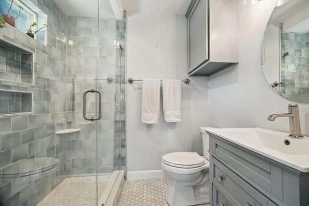 Bathroom, Glass Shower, Interior