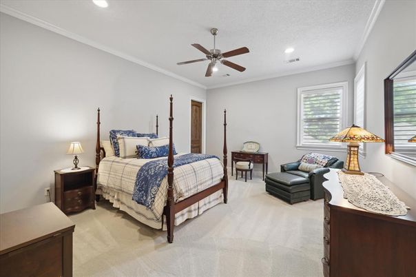 Bedroom, Interior, Recessed Lighting