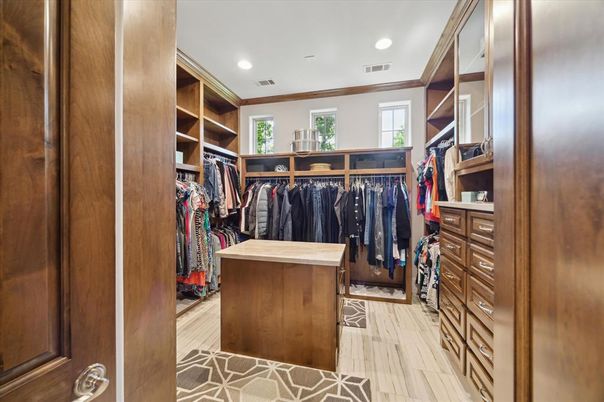 Interior, Recessed Lighting, Walk-in Closets, Wood Texture Flooring
