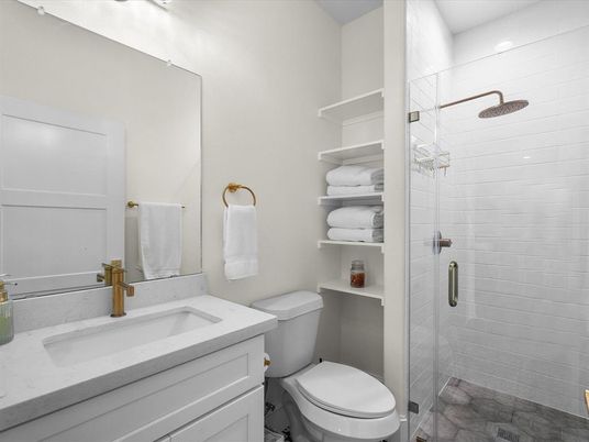 Bathroom, Glass Shower, Interior
