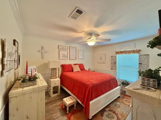 Bedroom, Interior, Wood Texture Flooring