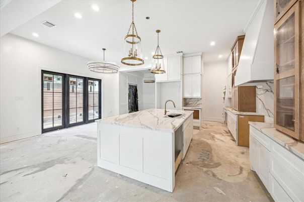 Interior, Kitchen, Pendant Lights, Recessed Lighting