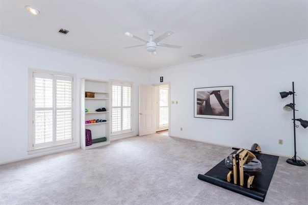 Fitness Equipment, Interior, Recessed Lighting