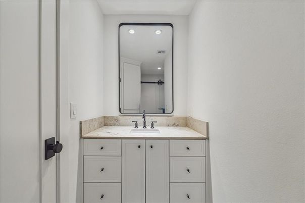 Bathroom, Interior, Recessed Lighting