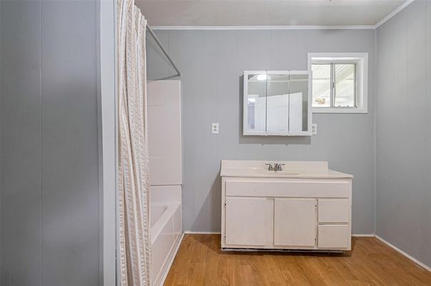 Bathroom, Interior, Wood Texture Flooring