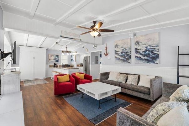 Interior, Kitchen, Living room, Wood Texture Flooring