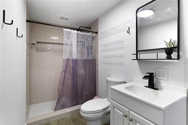 Bathroom, Interior, Wood Texture Flooring