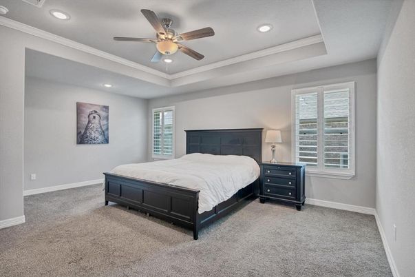 Bedroom, Interior, Recessed Lighting