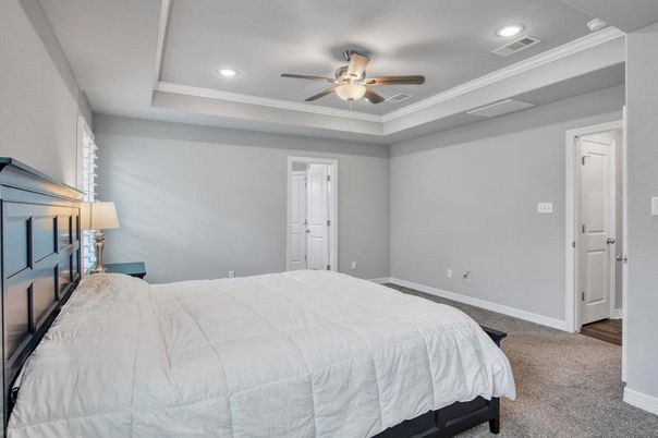 Bedroom, Interior, Recessed Lighting