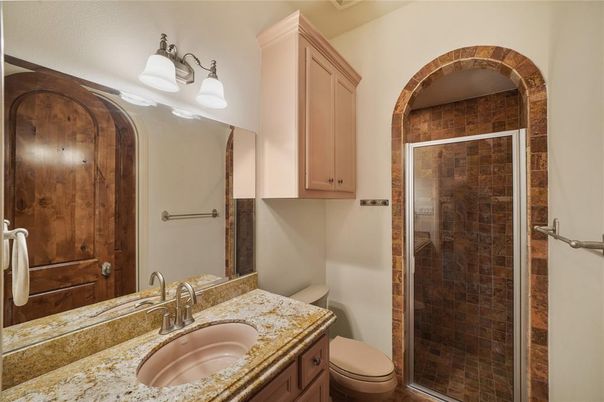 Bathroom, Glass Shower, Interior