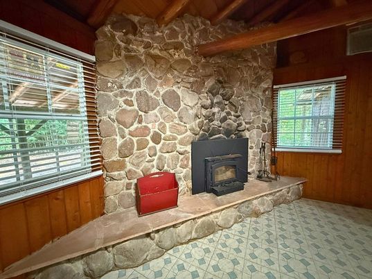 Fireplace, Interior, Stone Walls, Wooden Beams, Wooden Ceilings, Wooden Walls