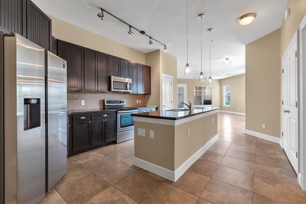 Interior, Kitchen, Pendant Lights, Stainless Steel Appliances