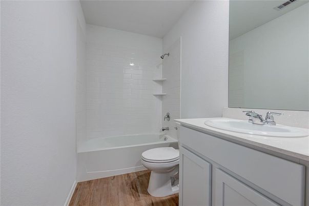 Bathroom, Interior, Wood Texture Flooring