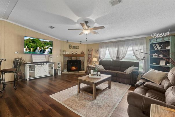 Fireplace, Interior, Living room, Wood Texture Flooring
