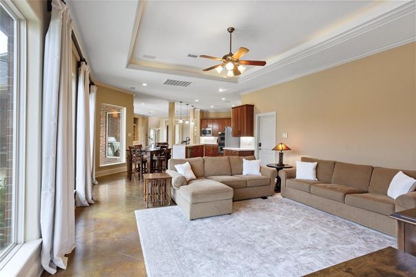 Dining room, Interior, Kitchen, Living room, Pendant Lights, Recessed Lighting