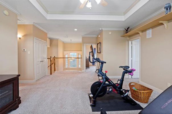 Fitness Equipment, Interior, Recessed Lighting