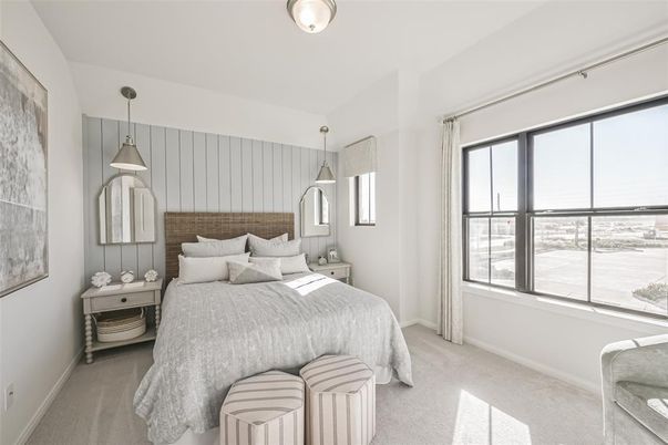 Bedroom, Interior, Pendant Lights