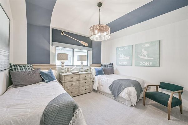 Bedroom, Interior, Pendant Lights