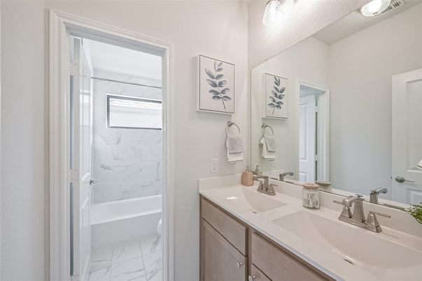 Bathroom, Dual Sink Vanities, Interior, Marble, Marble Walls