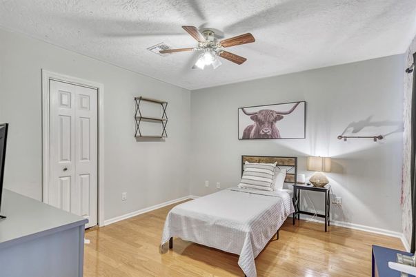 Bedroom, Interior, Wood Texture Flooring