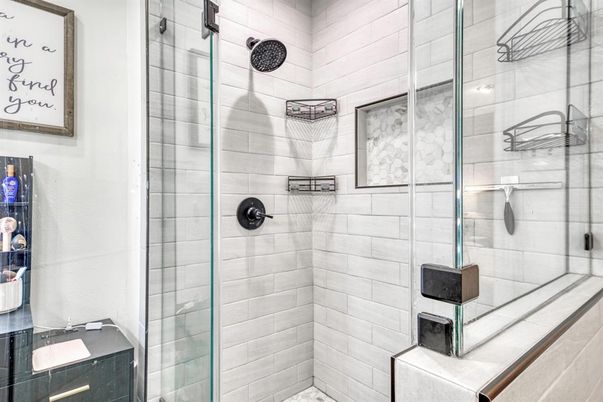 Bathroom, Glass Shower, Interior