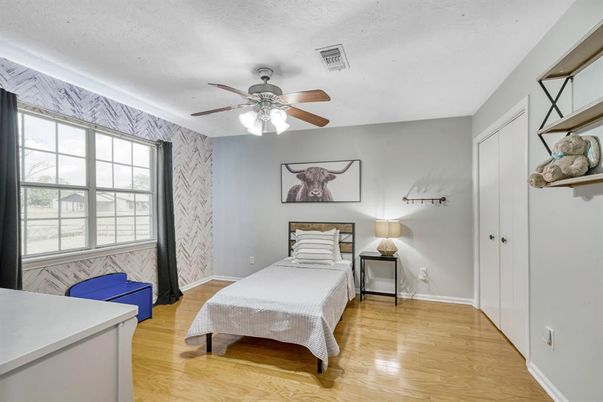 Bedroom, Interior, Wood Texture Flooring