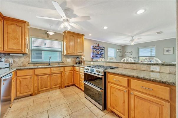Interior, Kitchen, Recessed Lighting, Stainless Steel Appliances