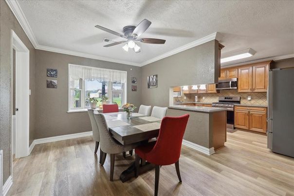 Dining room, Interior, Kitchen, Wood Texture Flooring