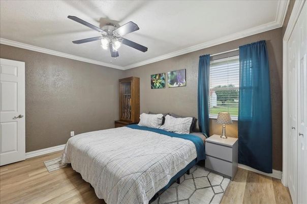 Bedroom, Interior, Wood Texture Flooring