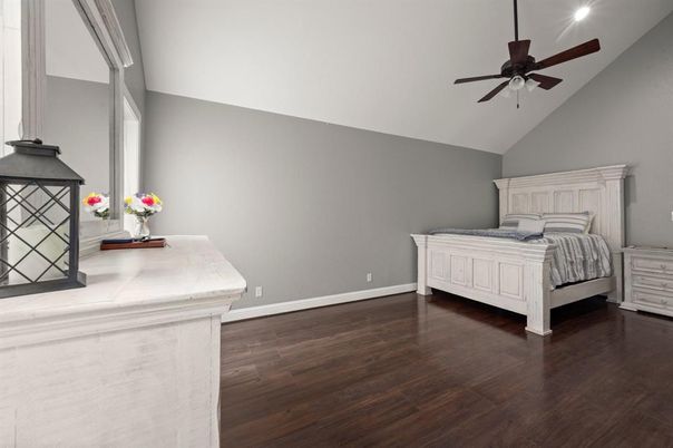 Bedroom, Interior, Wood Texture Flooring