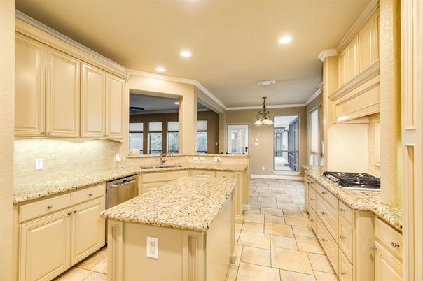 Chandelier, Interior, Kitchen, Recessed Lighting