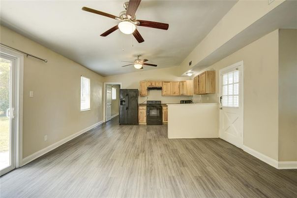 Interior, Kitchen, Wood Texture Flooring