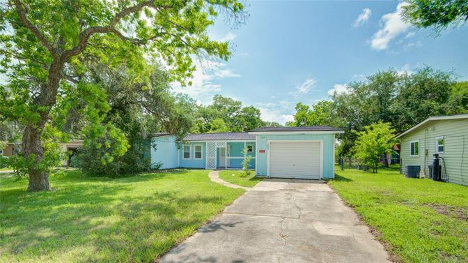 Attached, Backyard, Exterior, Facade, Ranch
