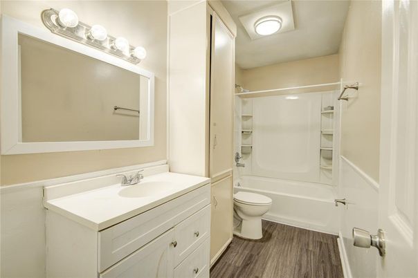 Bathroom, Interior, Wood Texture Flooring