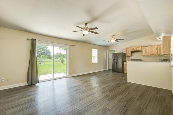 Empty room, Interior, Kitchen, Wood Texture Flooring