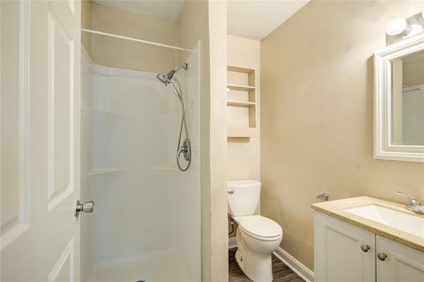 Bathroom, Interior, Wood Texture Flooring