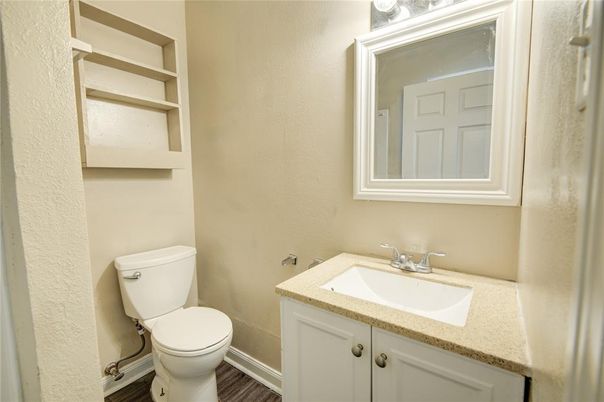 Bathroom, Interior, Wood Texture Flooring