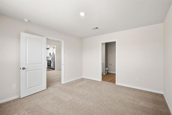 Empty room, Interior, Kitchen, Recessed Lighting