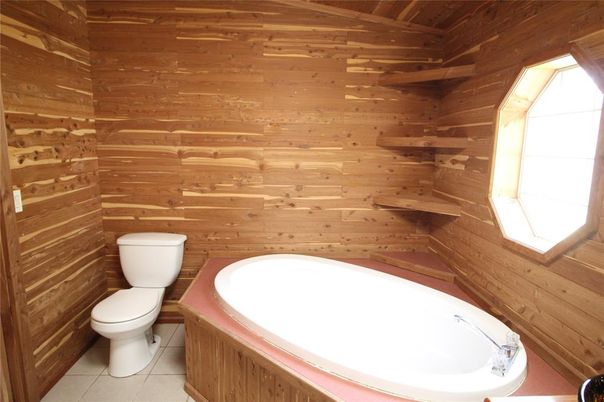 Bathroom, Interior, Wooden Walls