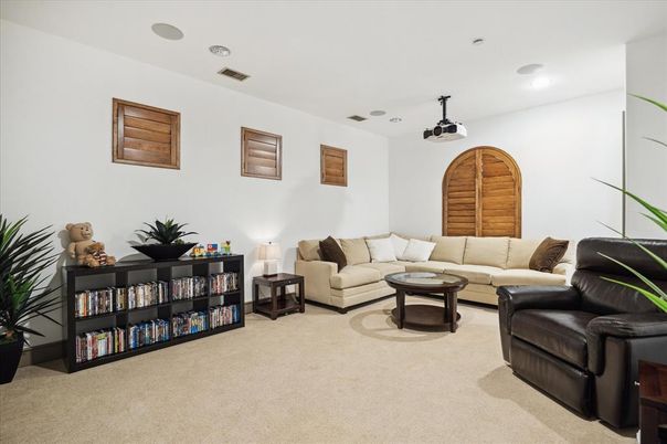 Interior, Living room, Recessed Lighting