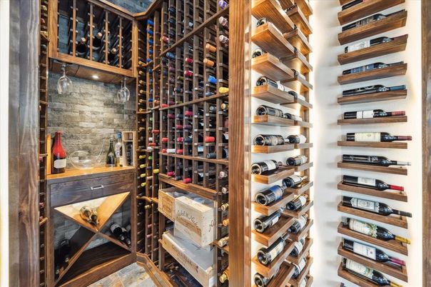 Interior, Stone Walls, Wine Storage