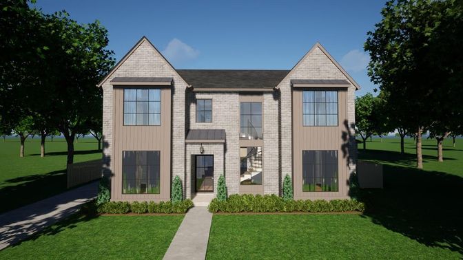 Exterior, Facade, Brick Facade, Brick Traditional