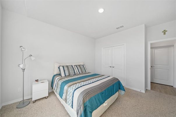 Bedroom, Interior, Recessed Lighting