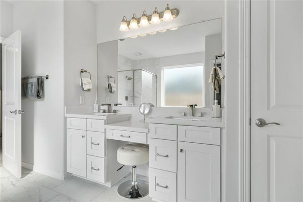 Bathroom, Dual Sink Vanities, Interior, Marble