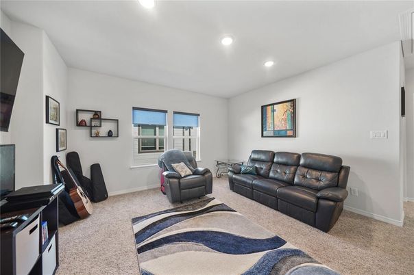 Interior, Living room, Recessed Lighting