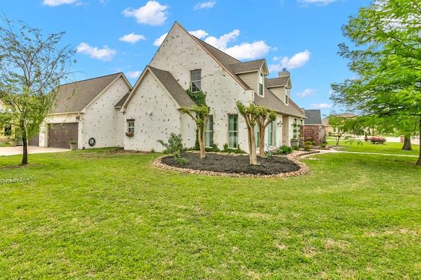 Attached, Backyard, Exterior, Facade, Tudor Revival