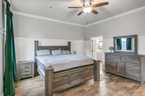 Bedroom, Interior, Wood Texture Flooring